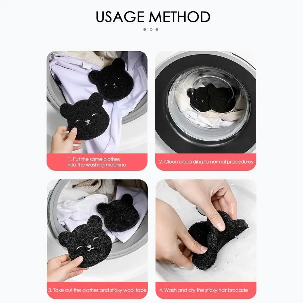Reusable Pet Hair Remover Sponge for Laundry